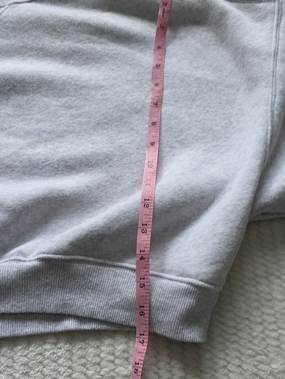 Offline Light Gray Cropped Crewneck Sweatshirt - Picture 4 of 7